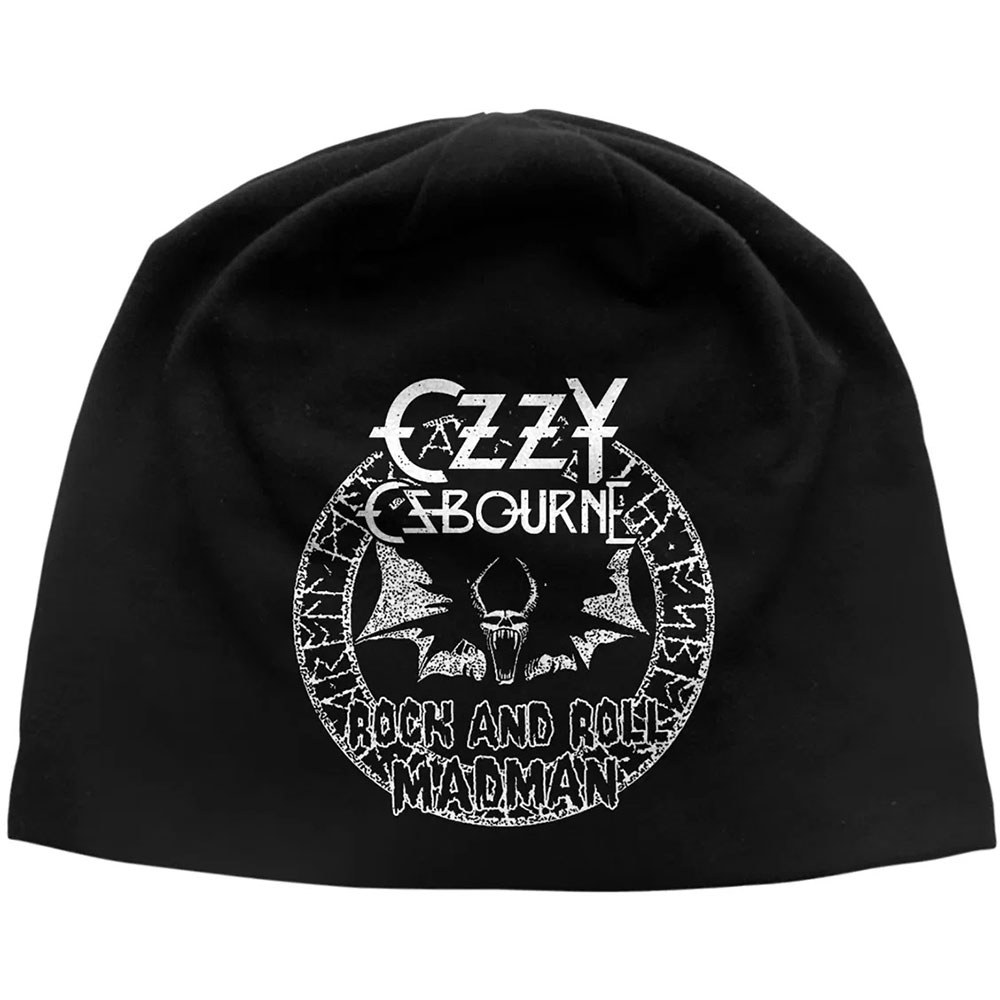 Ozzy Osbourne - Rock N Roll Madman JD Print Beanie - Black